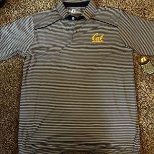 Striped Cal polo, size large